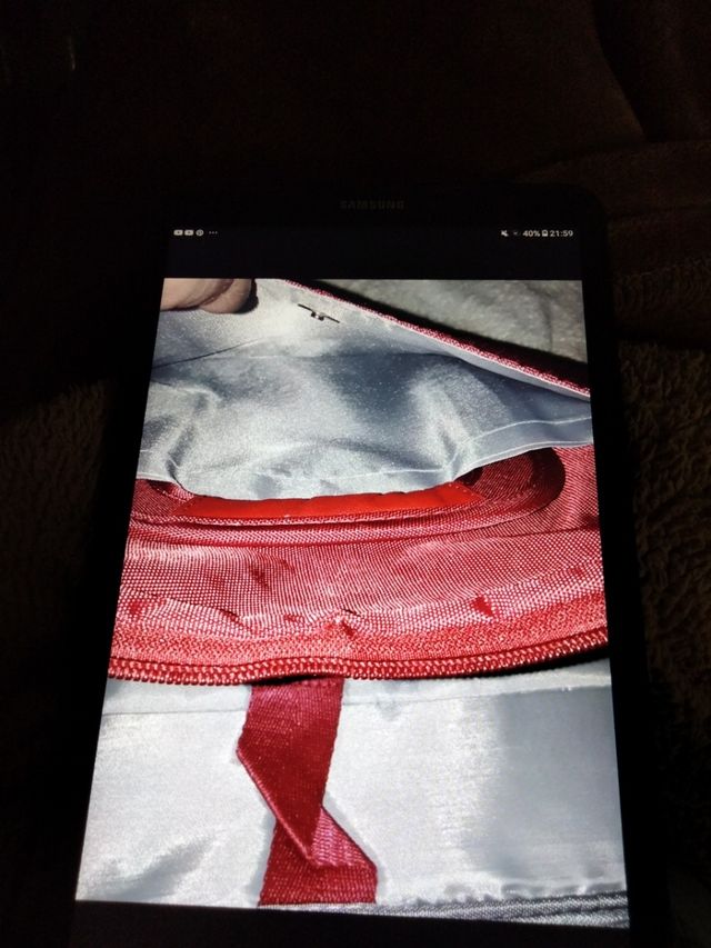 Bolso porta portátil rojo, azul, negro.