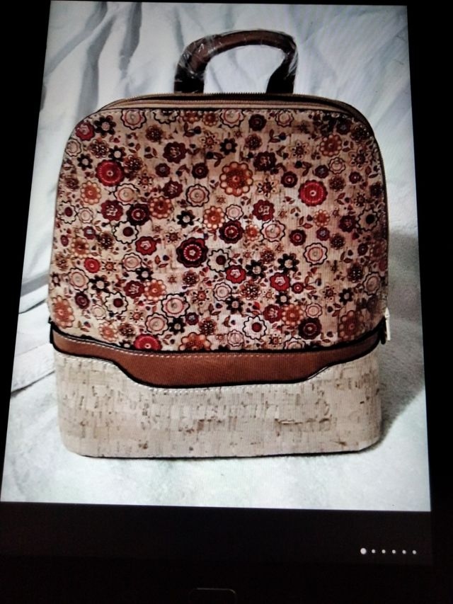 Bolso mochila corcho