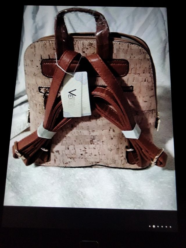 Bolso mochila corcho