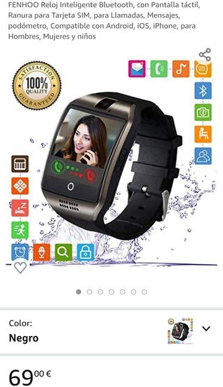 FENHOO Reloj Inteligente Bluetooth, con Pantalla t de segunda mano por  51,95 EUR en Madrid en WALLAPOP