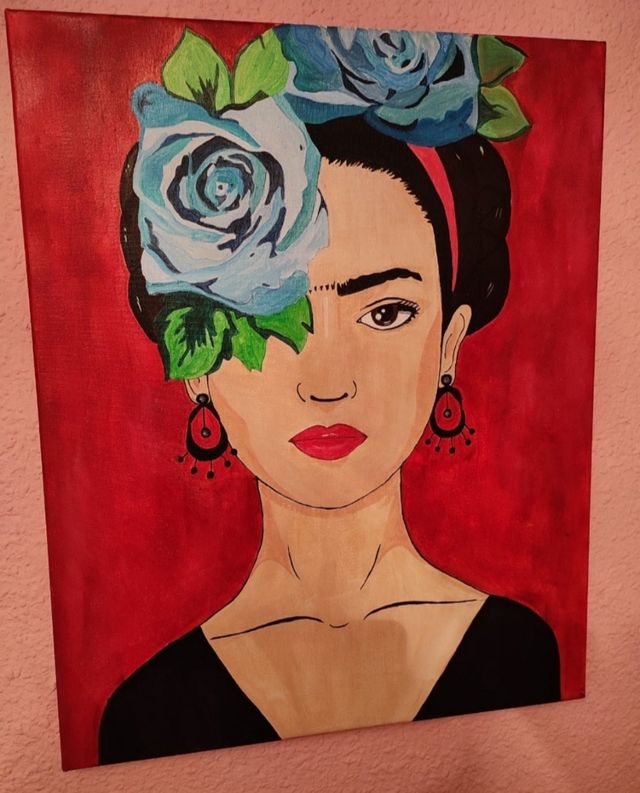 Pittura fatta a mano Frida Kahlo