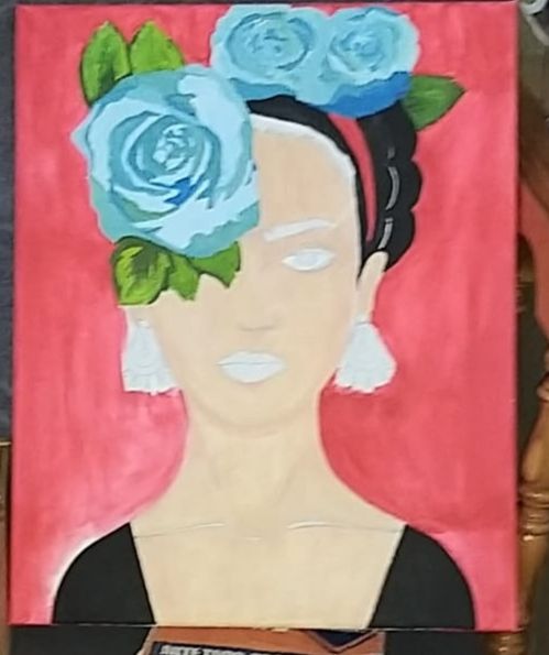 Pittura fatta a mano Frida Kahlo