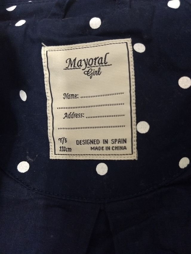 Abrigo niña Mayoral