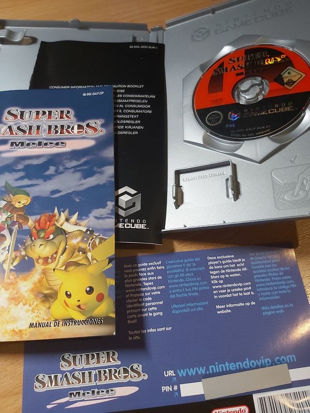 Super Smash Bros melee para Game Cube.