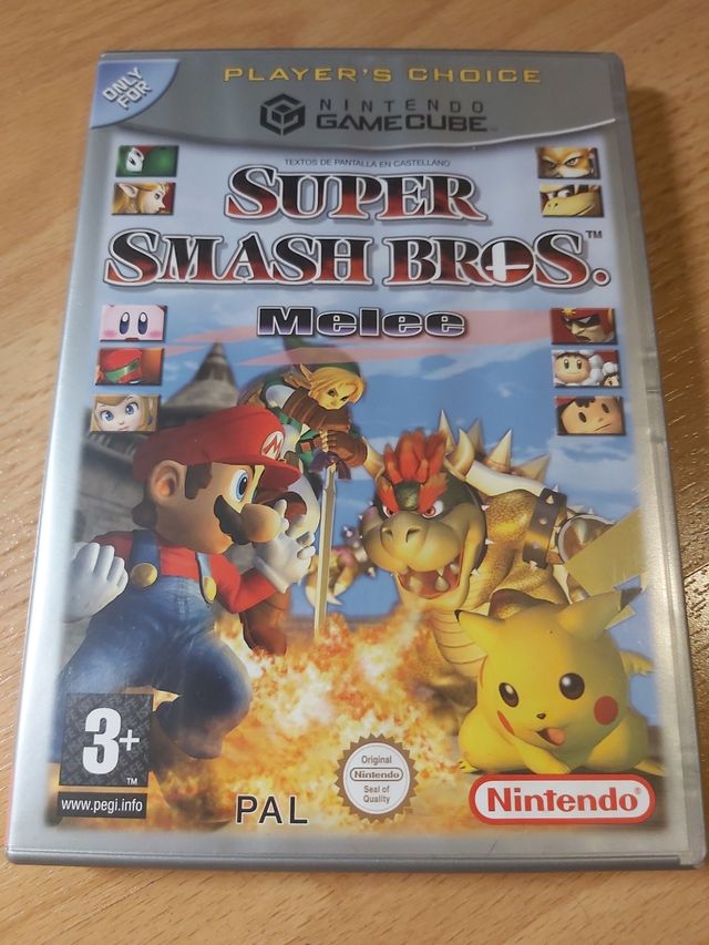 Super Smash Bros melee para Game Cube.