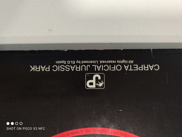 Carpeta album cromos Juràssic park