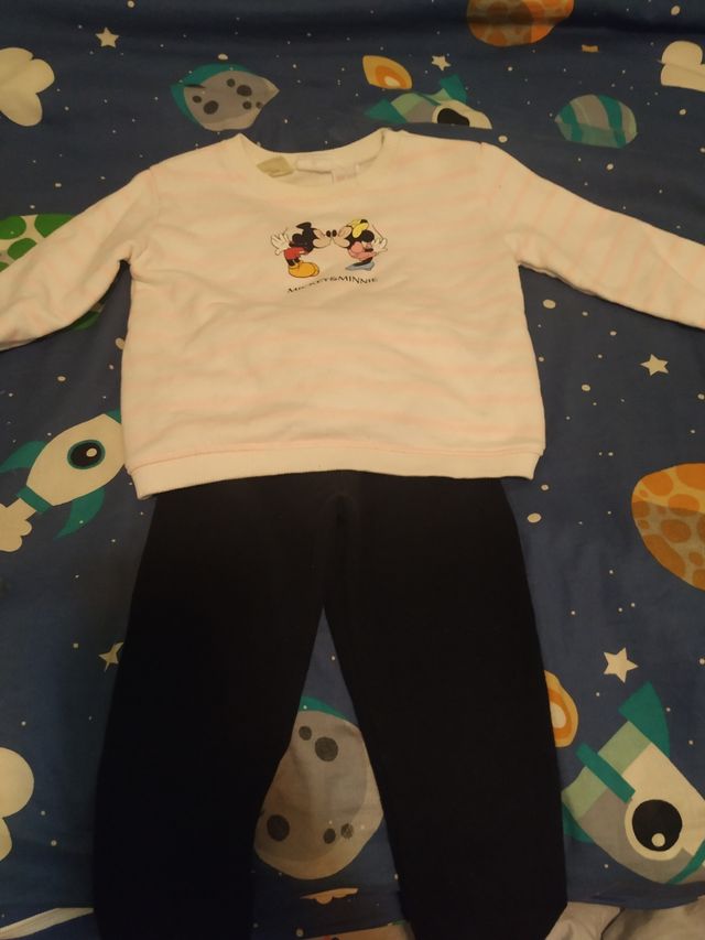 conjunto sudadera y leggins zara 98 cm
