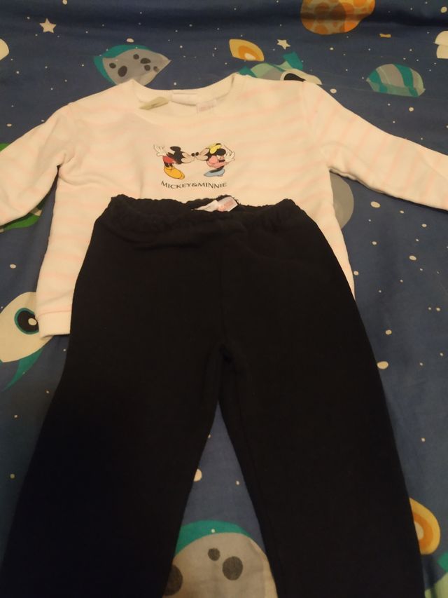 conjunto sudadera y leggins zara 98 cm