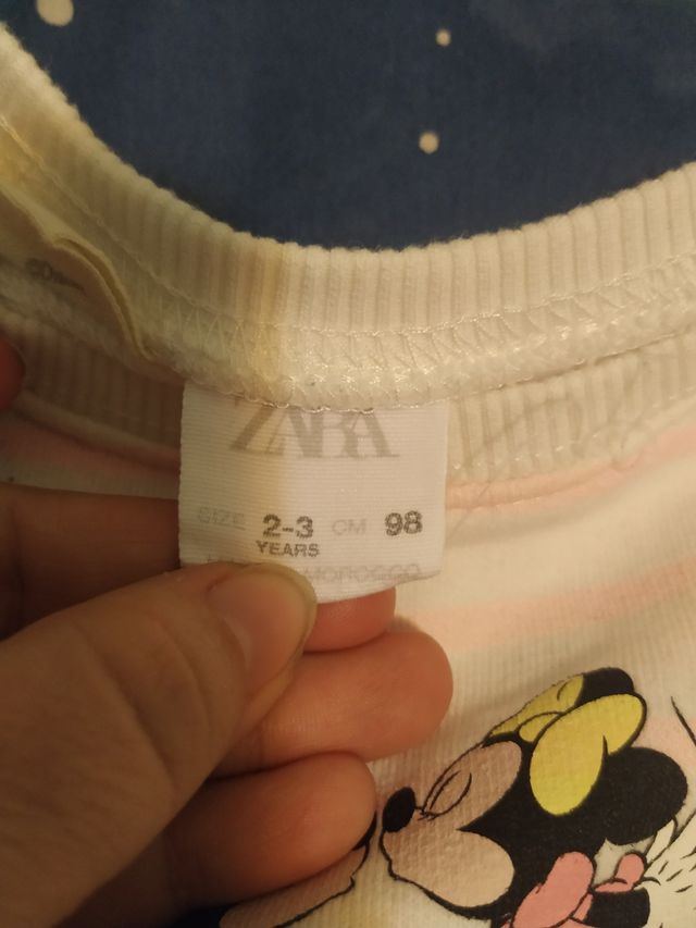 conjunto sudadera y leggins zara 98 cm