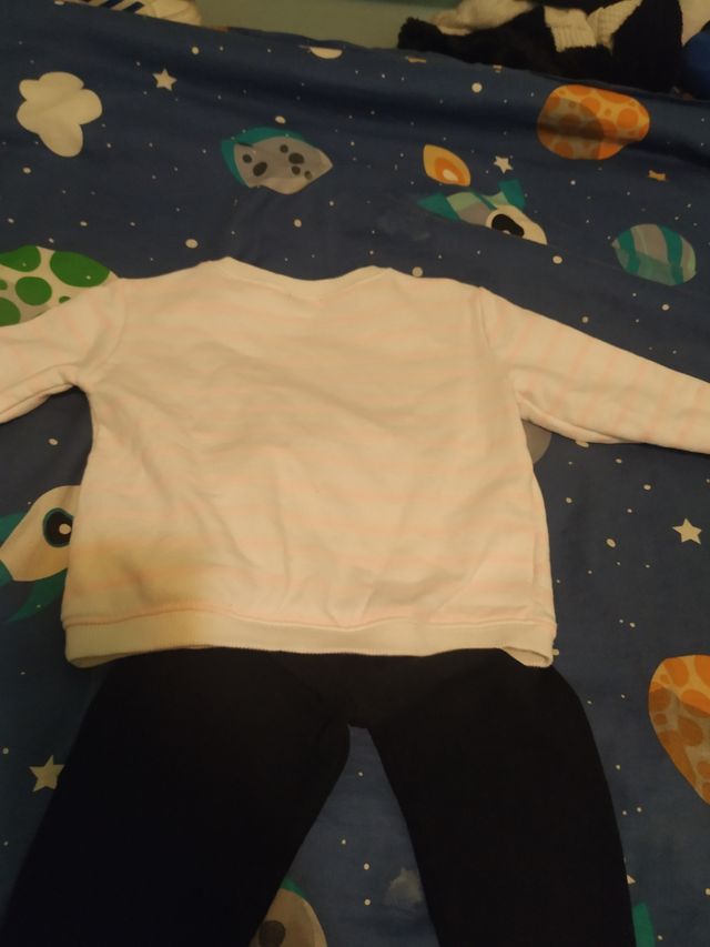 conjunto sudadera y leggins zara 98 cm