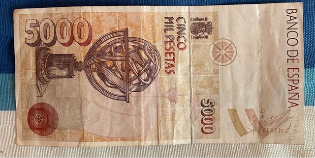 BILLETE 5000 pesetas de 1992
