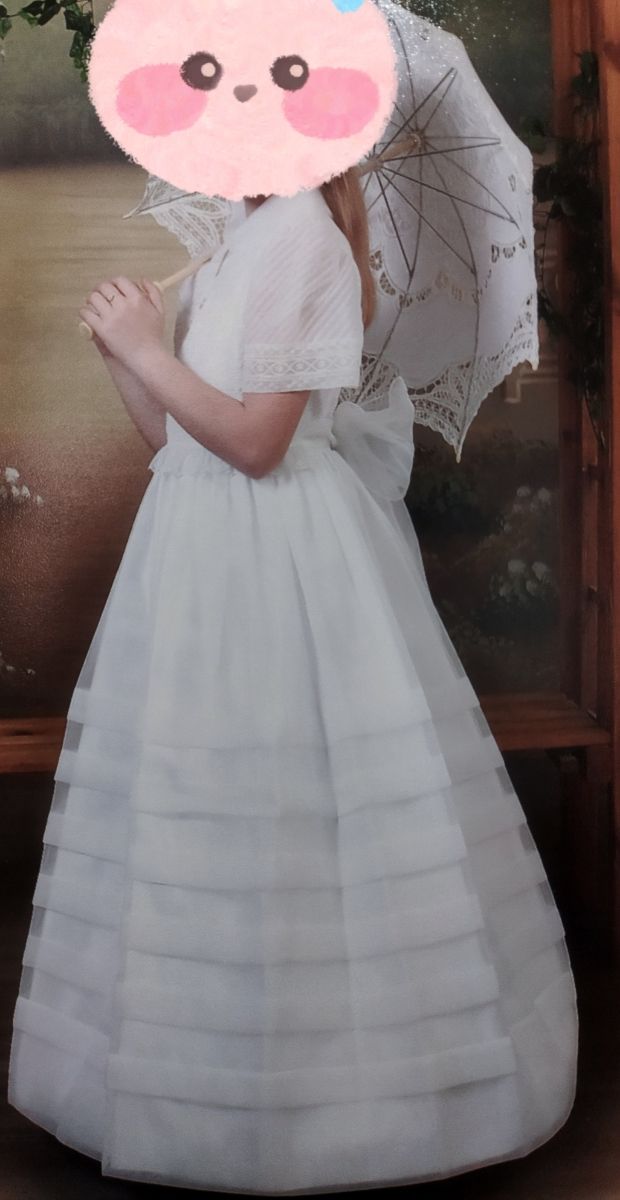 Vestido de comunión niña talla 10/12