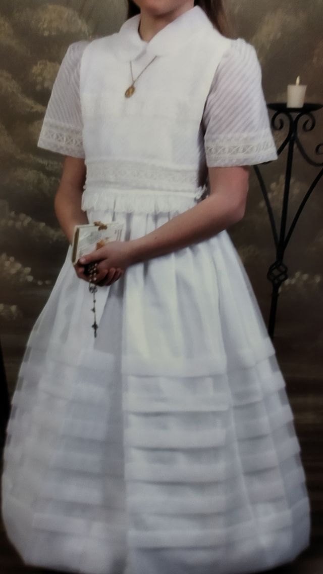 Vestido de comunión niña talla 10/12