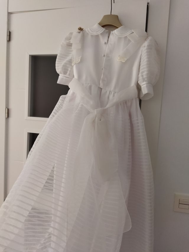 Vestido de comunión niña talla 10 