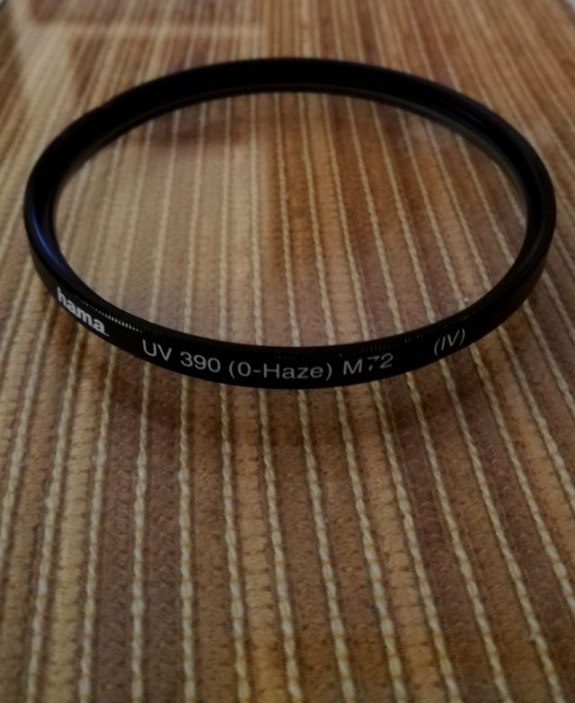 FILTRO PROTECTOR UV OBJETIVOS 72MM HAMA