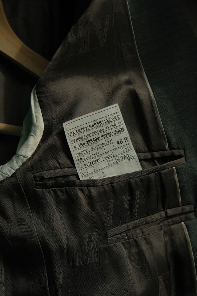 Americana Versace lana gris