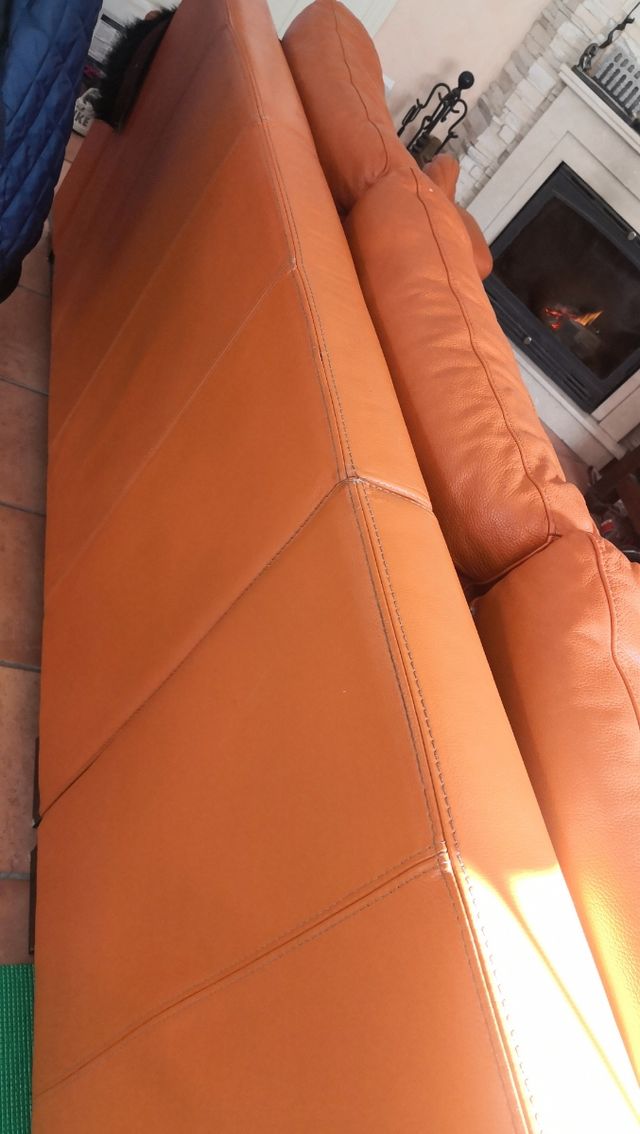 Sofá grande de piel ¡ÚLTIMO PRECIO!!