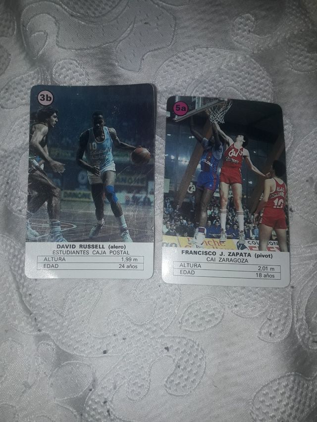 Cromos baloncesto años 80