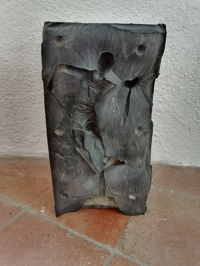 Molde Escultura Fundición figura Balonmano