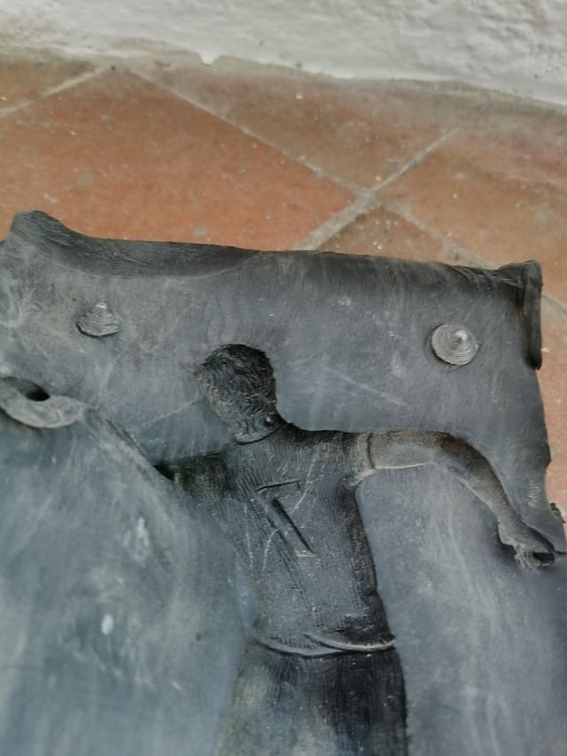 Molde Escultura Fundición figura Balonmano