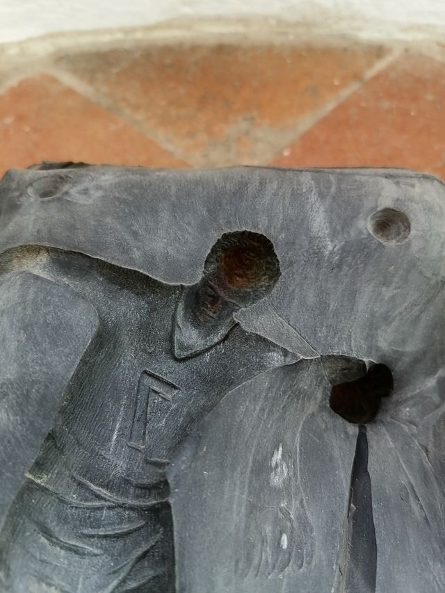 Molde Escultura Fundición figura Balonmano