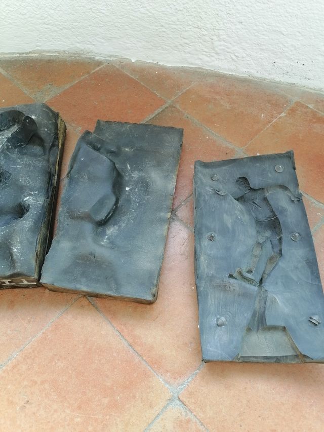 Molde Escultura Fundición figura Balonmano