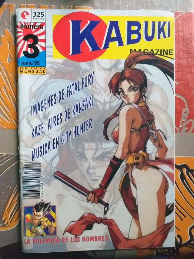 Revista Kabuki número 3 (Anime-Manga)