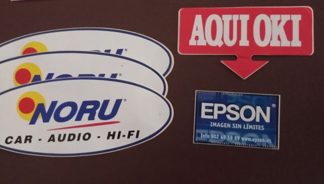 Lote pegatinas década 90
