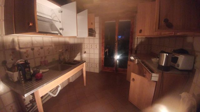 Cucina modulare completa con cappa funzionante