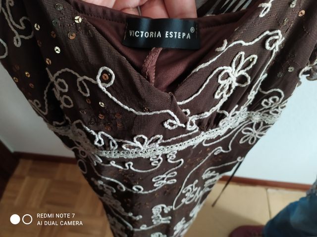 Vestido Chaquetilla Rebeca Marrón Victoria M