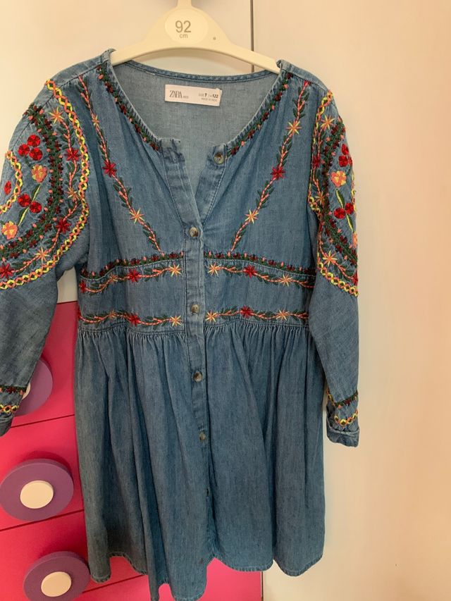 Vestido Zara niña talla 7