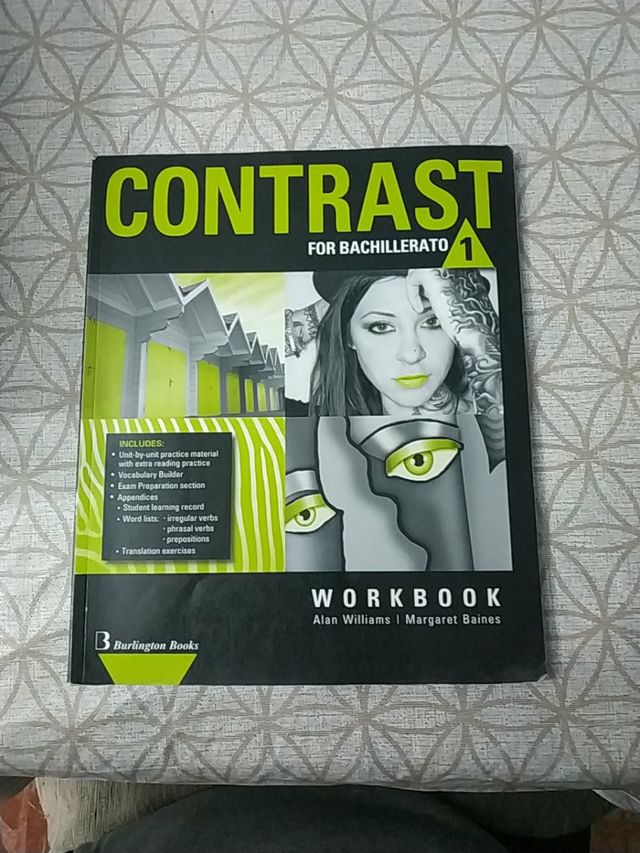 Libro ingles Contrast bachillerato cuadernillo