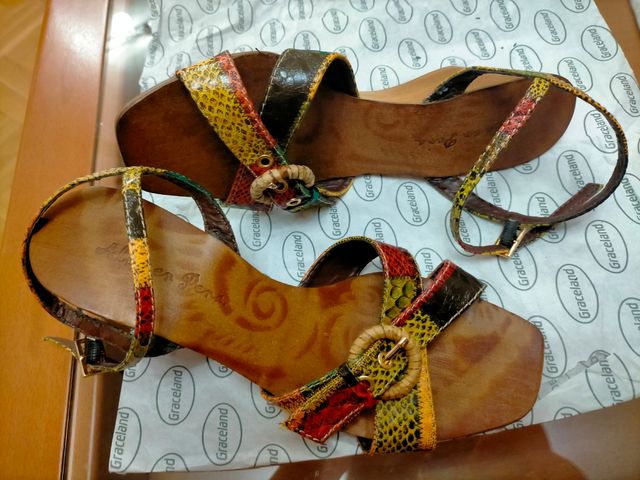 Zapatos verano tiras Alma en Pena T.37