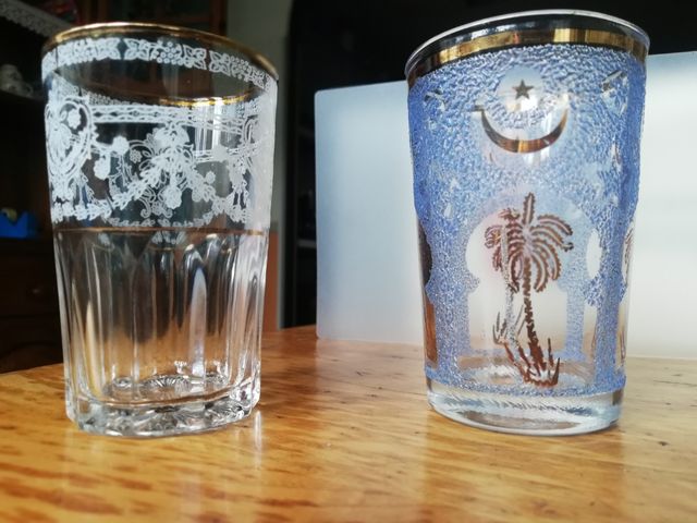 Lote de vasos para te moruno