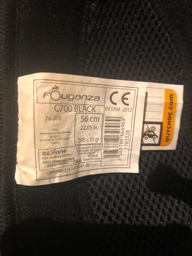 Casco equitación C700. Talla 56