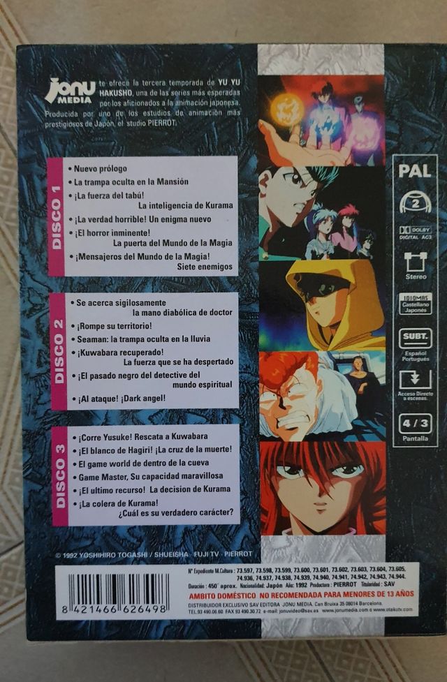 Yu Yu Hakusho temporada 3