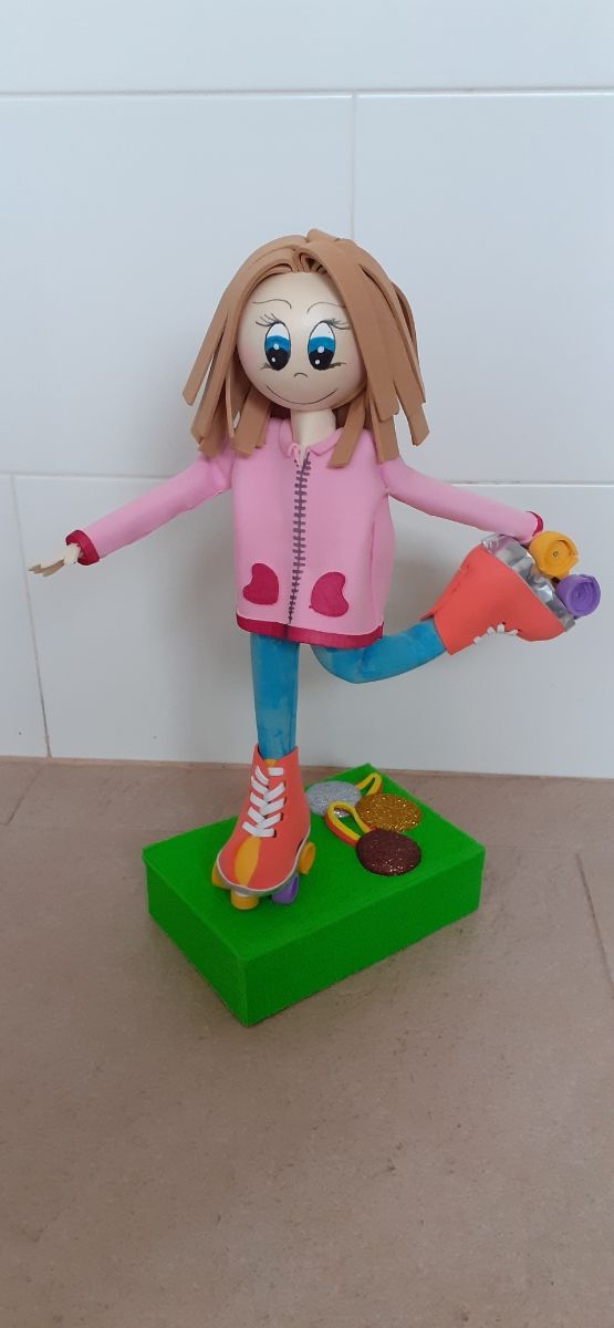 Muñeca MuÃ±ecos Hechos Con Goma Eva Muñeca Lele MuÃ±ecos De