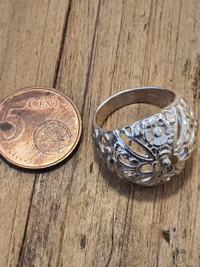 Anillo plata fantasía nuevo A ESTRENAR