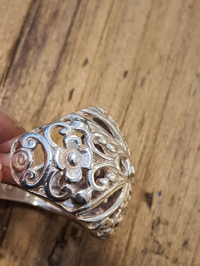 Anillo plata fantasía nuevo A ESTRENAR