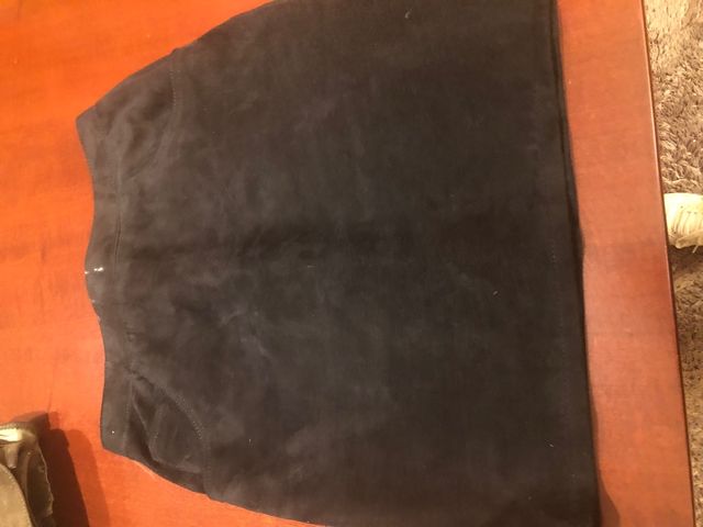 falda imitacion ante