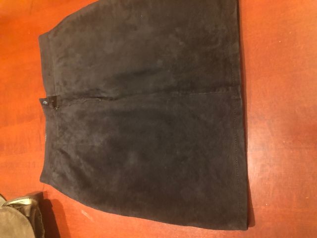 falda imitacion ante