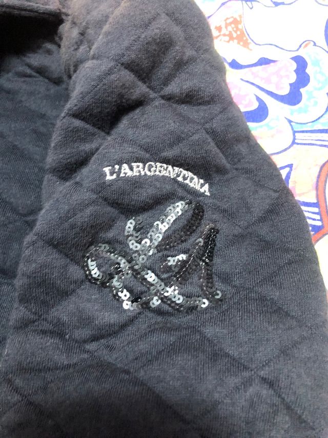 Chaqueta larga azul mujer talla L/xl