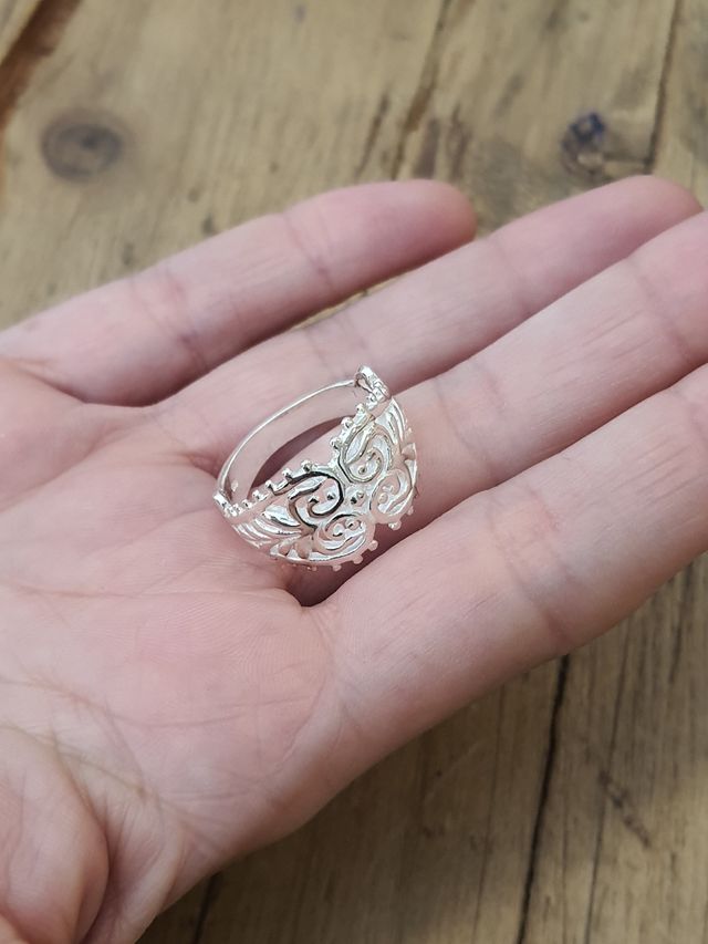 Anillo plata fantasía nuevo A ESTRENAR!!