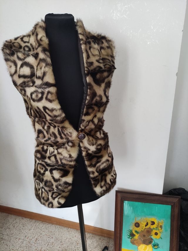 Pelliccia sintetica smanicata Coconuda