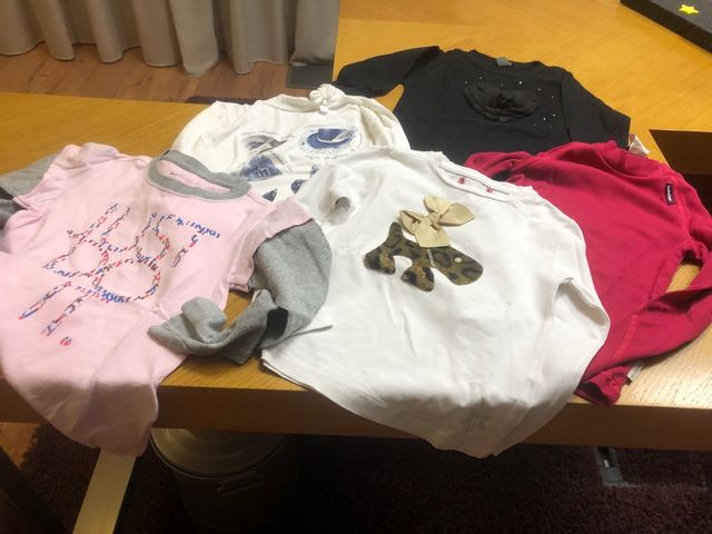 Lote camisetas talla 6 años 