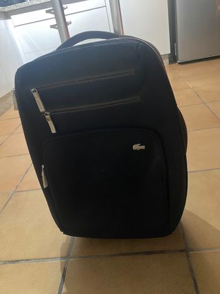 Lacoste Chantaco Maleta de cabina 4 ruedas 54 cm Black - GLAMI.es