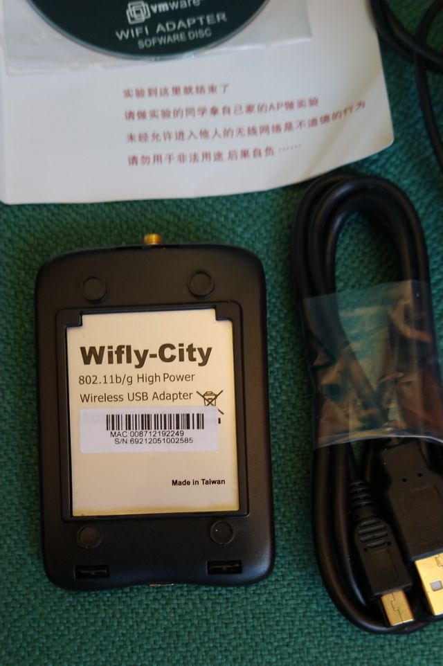 Adaptador Wifi-USB WIFLY-CITY