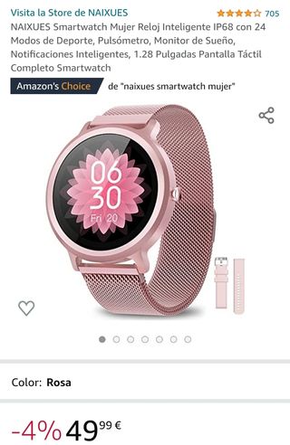 NAIXUES Smartwatch Mujer Reloj Inteligente IP68 co de segunda mano por  37,95 EUR en Madrid en WALLAPOP
