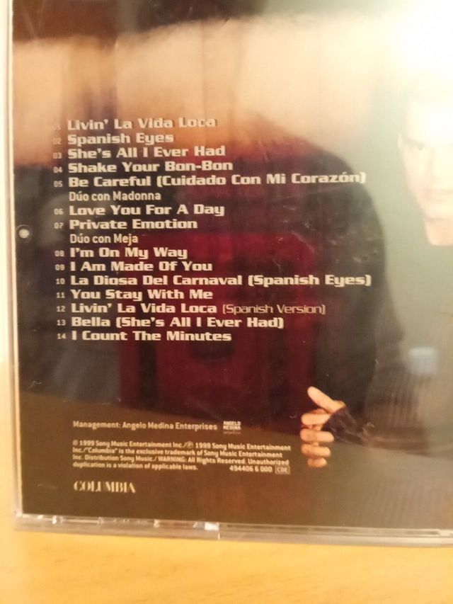 Pack Ricky Martín 3 CDs