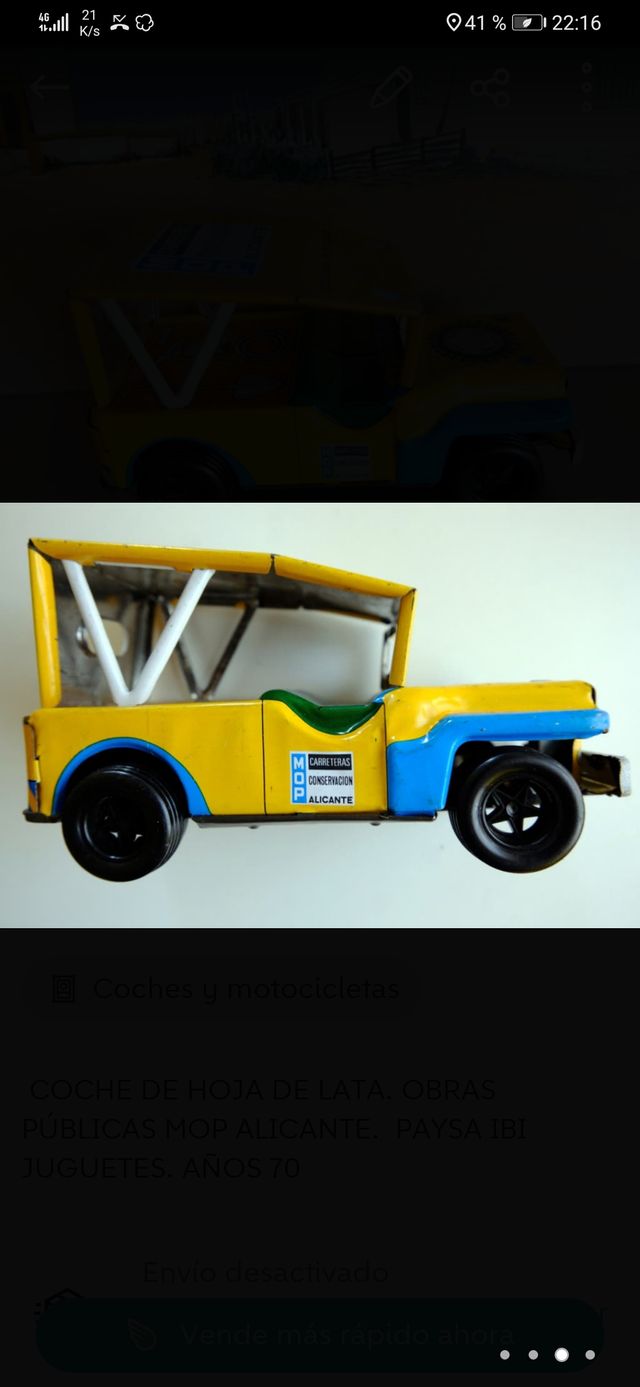 COCHE CONSERVACIÓN DE CARRETERAS. PAYSA IBI